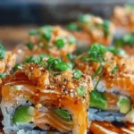 Spicy Salmon Sushi Bake