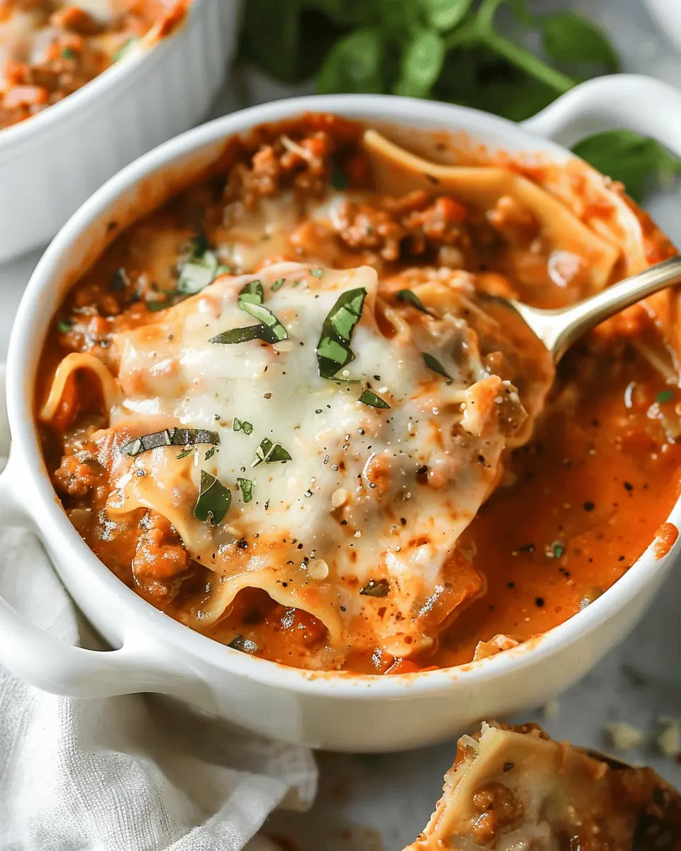 Easy Creamy Lasagna Soup: A Comforting Bowl for Any Day