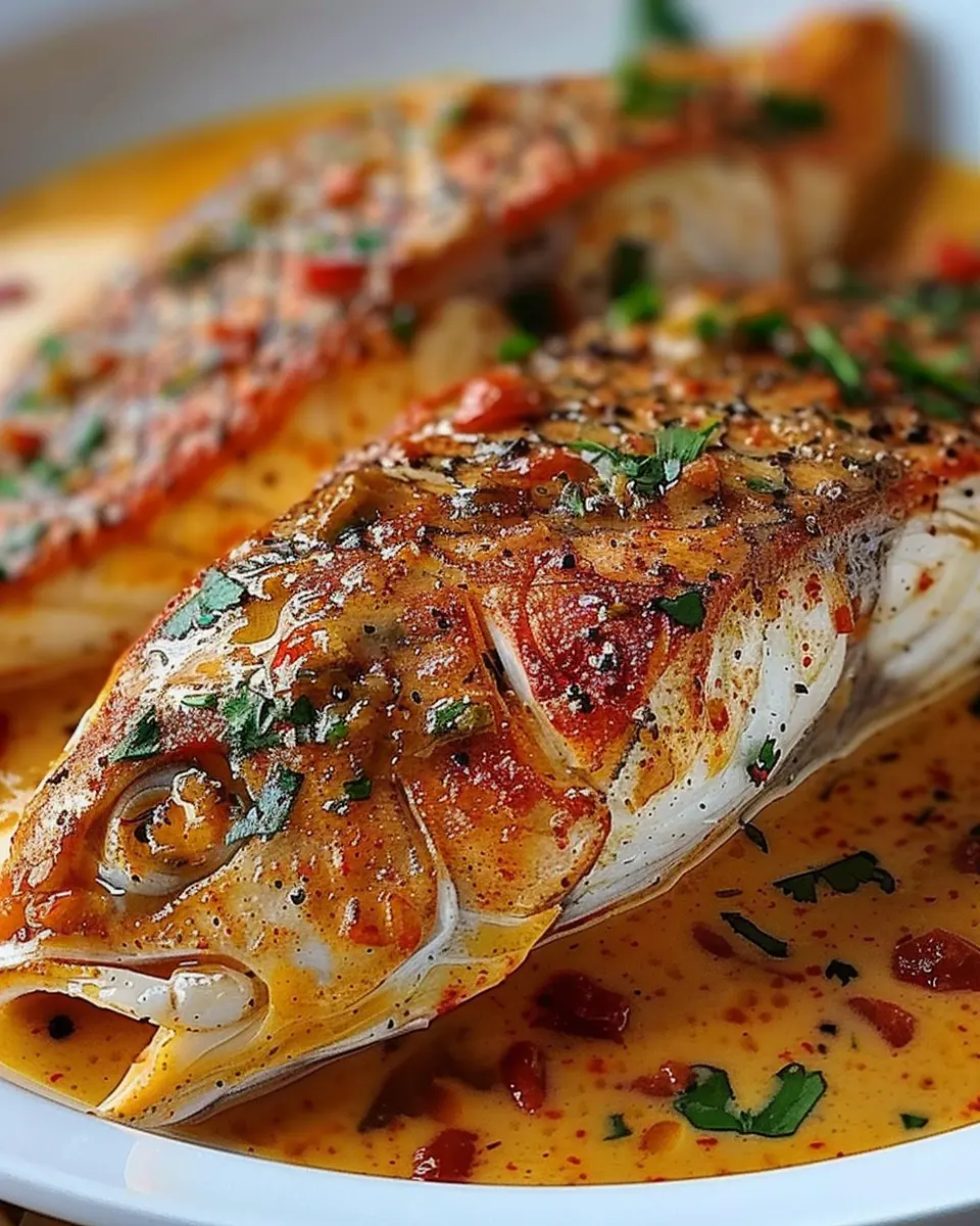 Red Snapper with Creamy Creole Sauce: The Best Homemade Delight