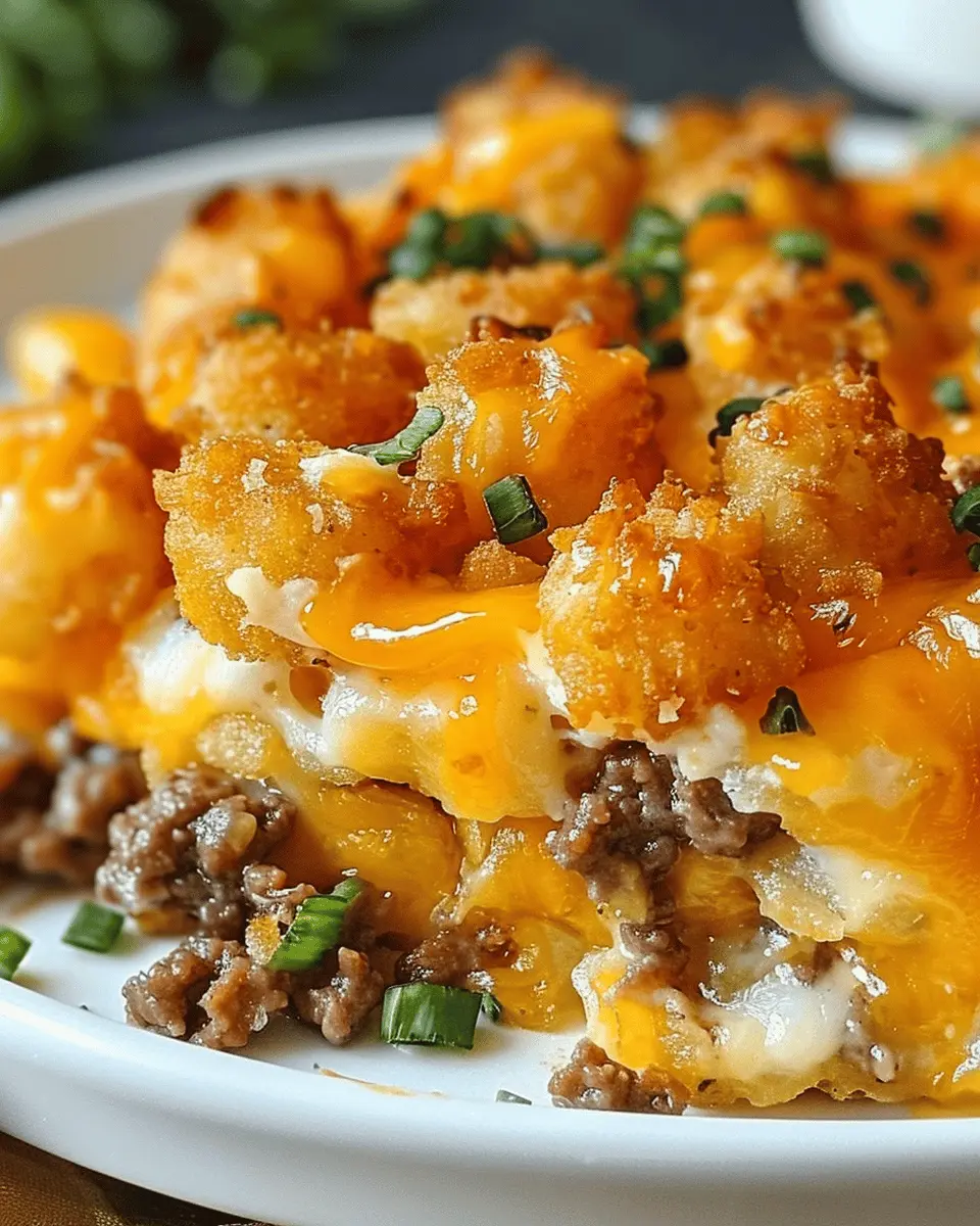 Tater Tot Casserole with Ground Beef: Easy Family Comfort Food