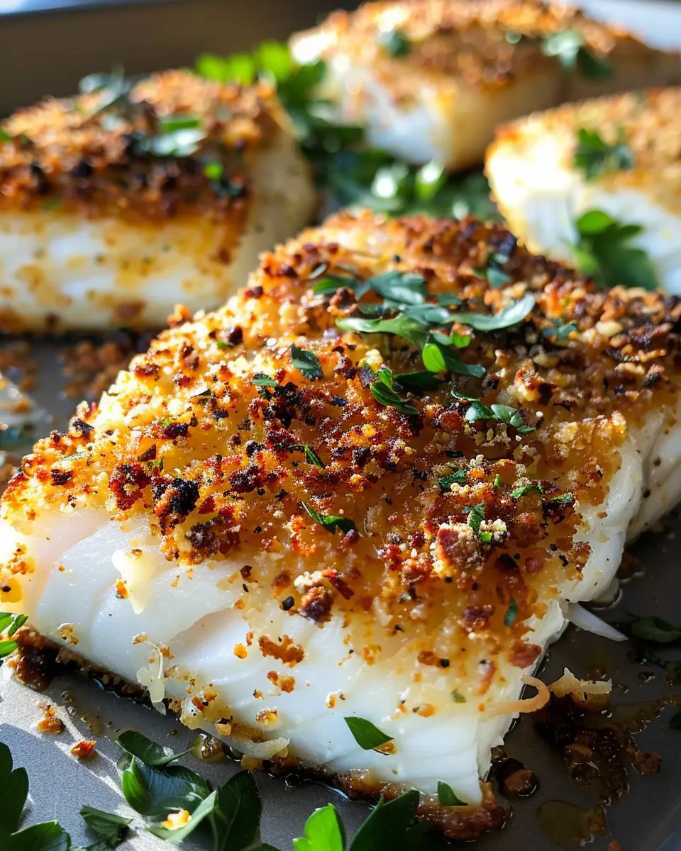 Garlic Parmesan Crusted Halibut: Easy 15-Minute Baked Delight