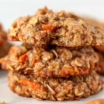 Healthy Carrot Cake Oatmeal Cookies