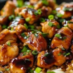 Honey BBQ Chicken Rice – The Best 1-Pan Family Dinner (50 Min)