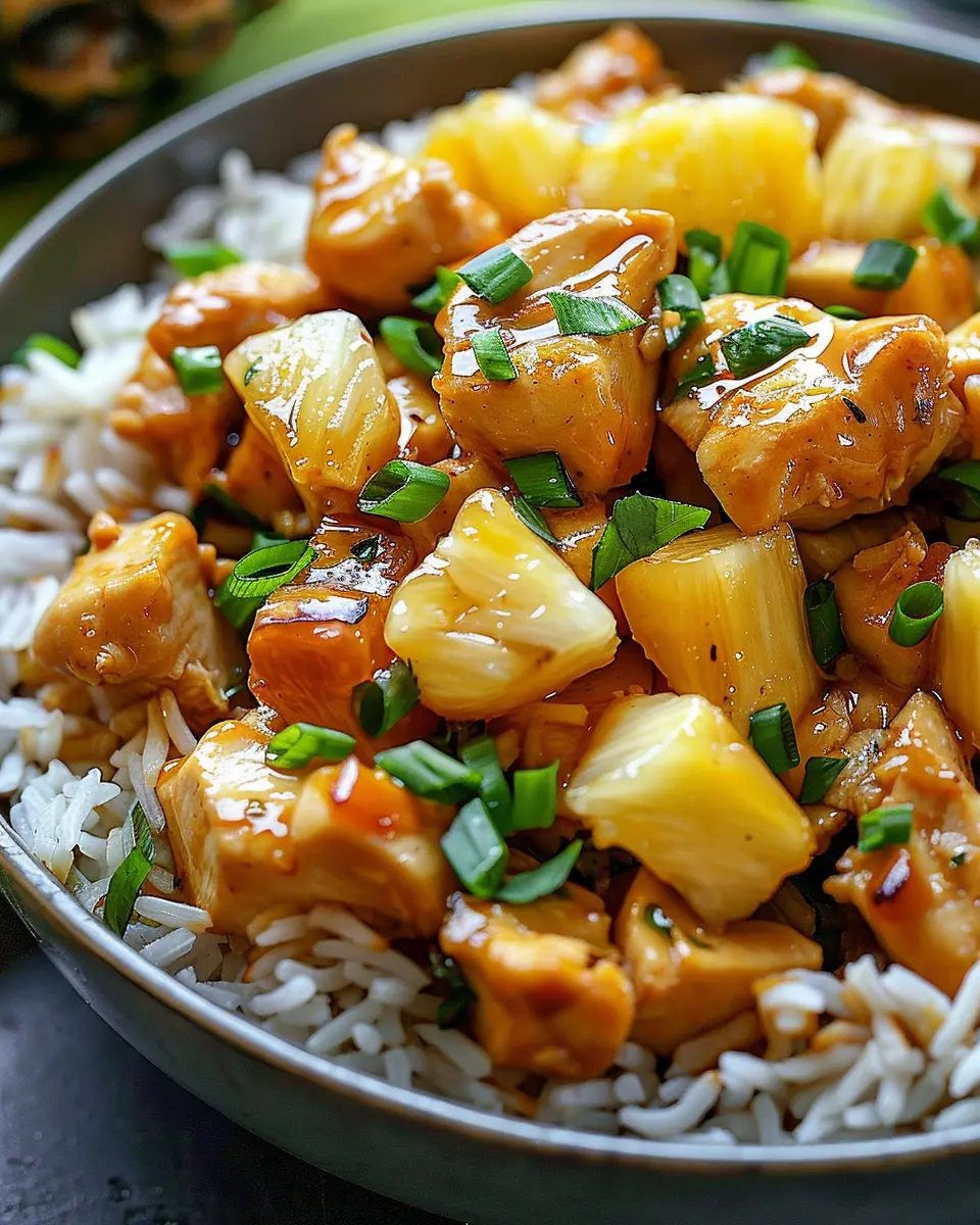 Pineapple Chicken and Rice: A Juicy Twist on Comfort Food