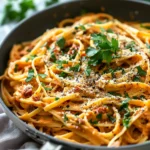 Vegan Creamy Sun Dried Tomato Pasta Recipe
