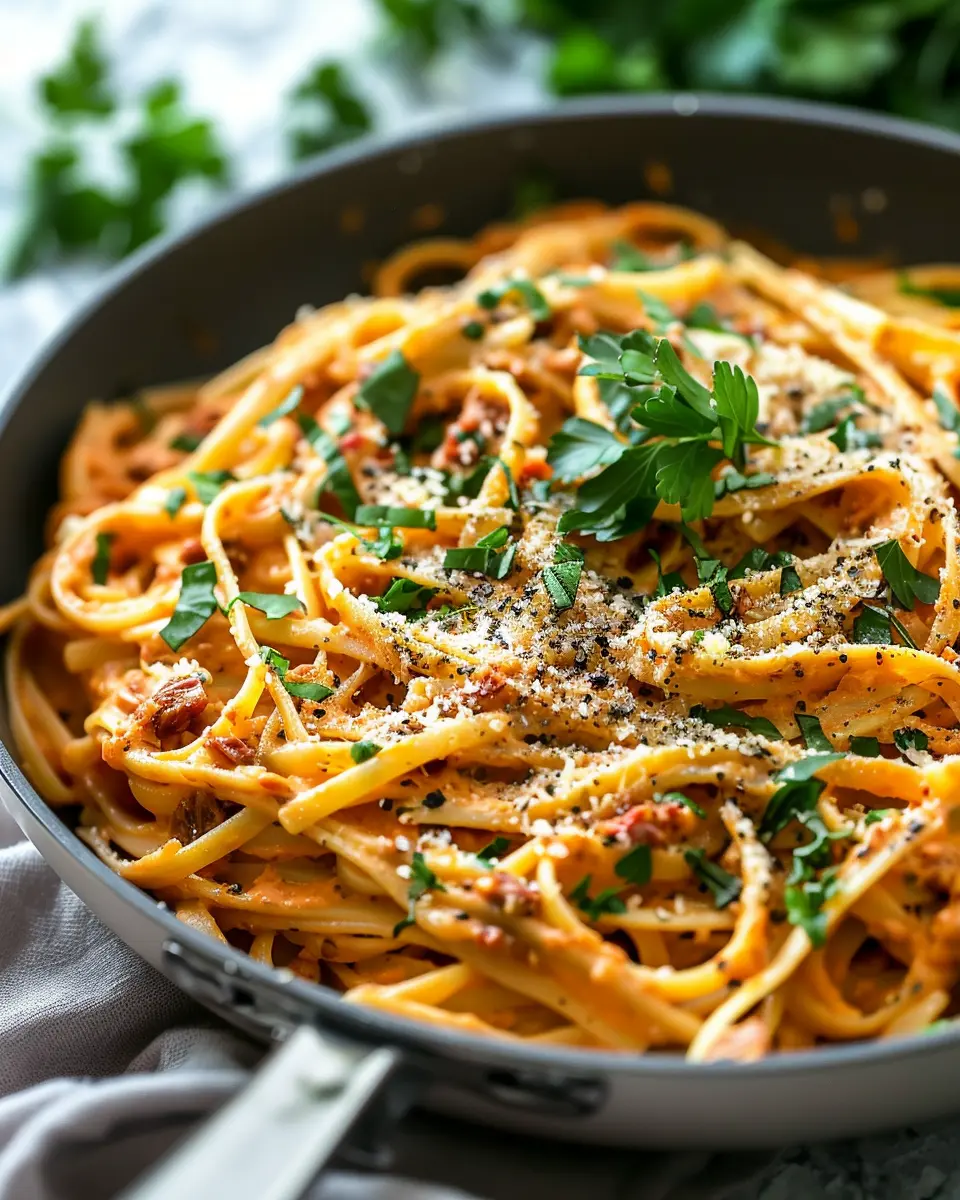 Vegan Creamy Sun Dried Tomato Pasta: The Best Comfort Recipe