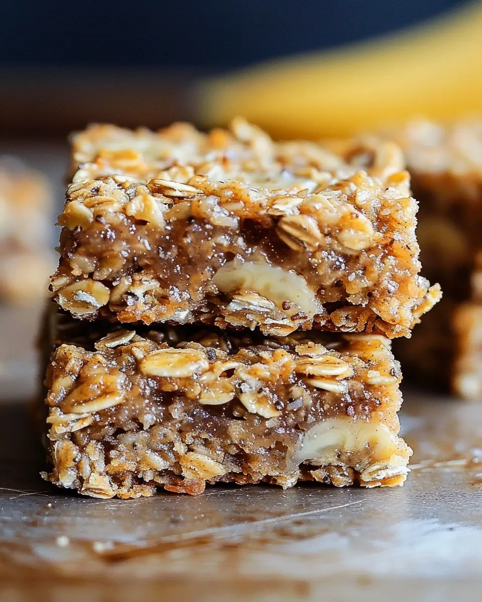 Irresistible Banana Oatmeal Bars for Easy Healthy Snacking