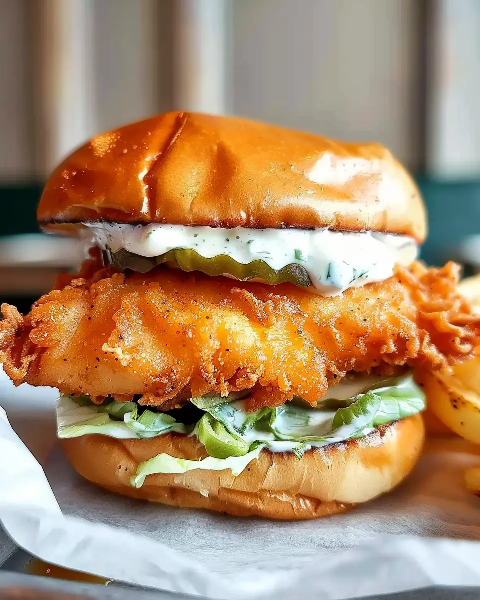 Crispy Fried Cod Fish Sandwich: The Best Homemade Delight