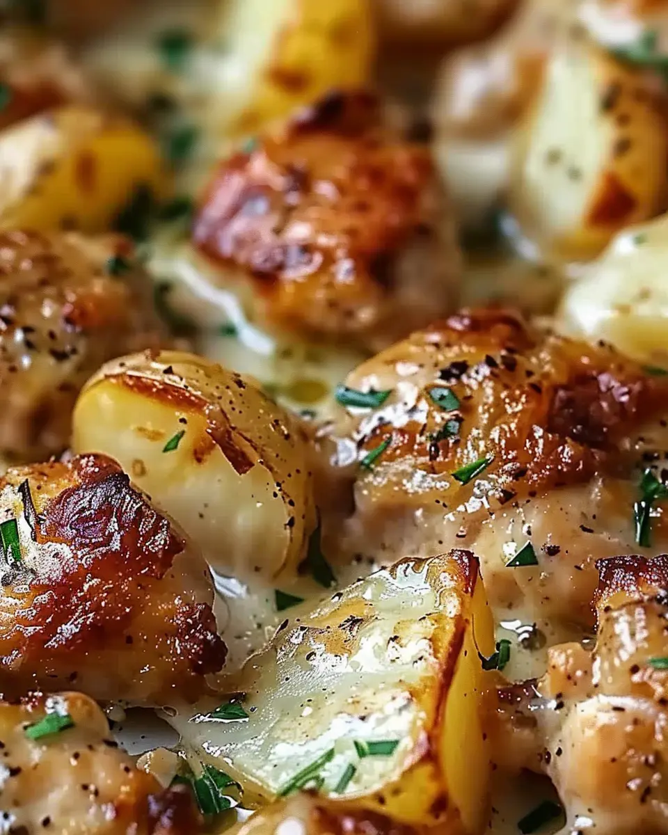 Garlic Parmesan Crockpot Chicken and Potatoes: Easy & Delicious Recipe