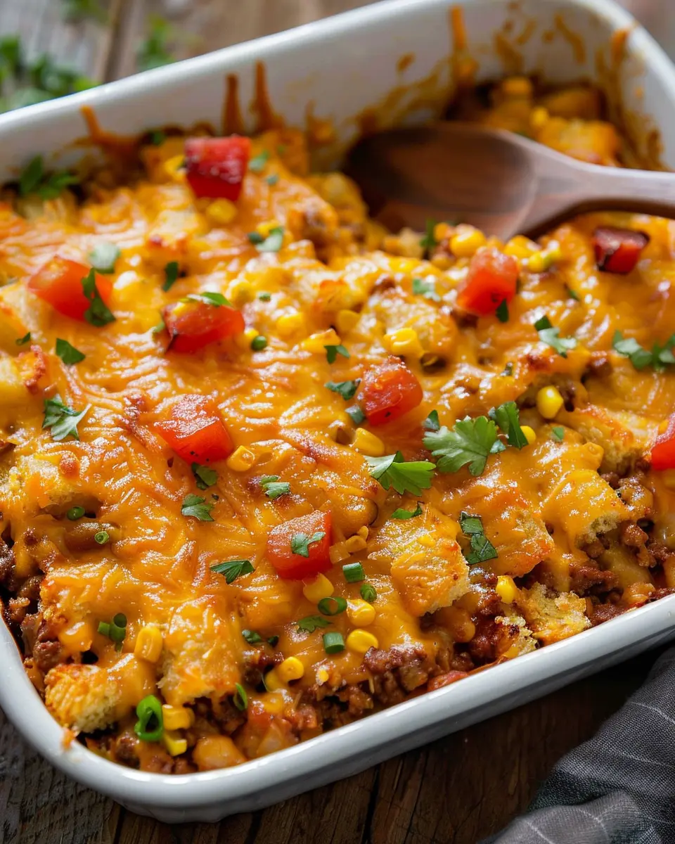 Easy Cowboy Casserole: A Hearty Twist with Turkey Bacon and Chicken Ham